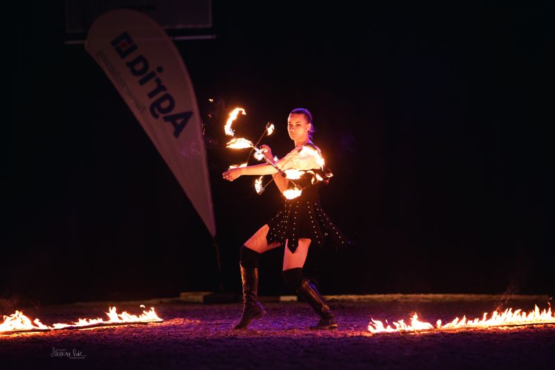 Hund und Pferd 2023 Feuershow